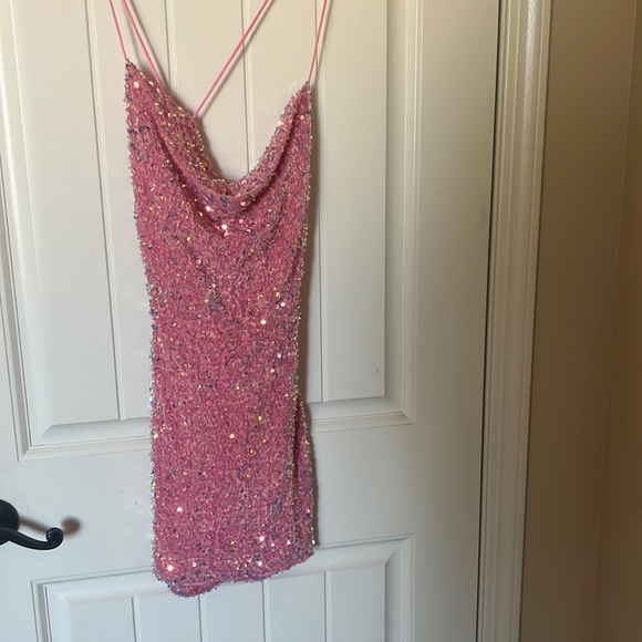 Brand is lucy in the sky. Selling used one e fir formal - Picture 1 of 3